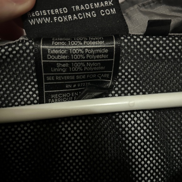 Rare 90s Fox Honda Black and Gray Mesh-Lined Windbreaker - Picture 6 of 7